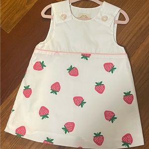 TBBC Sanibel Strawberry jumper 2T
